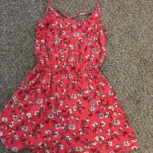 Divide Pink Floral Romper